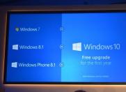 Windows7设备可免费升级至Windows10