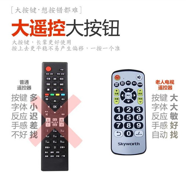 送老人礼物首选 创维42寸大字体电视 2098元