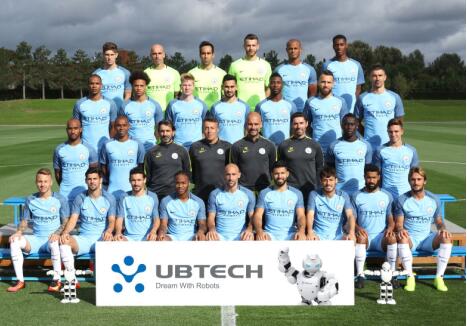 曼城“新援”揭晓 优必选Alpha2正式加盟蓝月亮