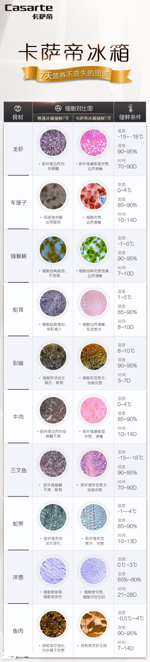 卡萨帝冰箱7天营养不流失的图谱