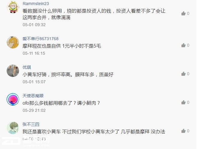 摩拜和ofo最终谁会获胜？ 支持合体 取命 摩OFO拜