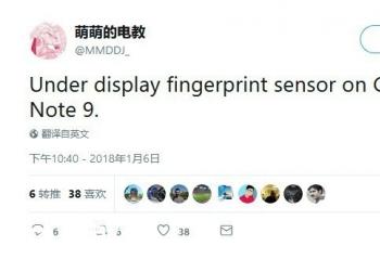 ����Note 9����������ָ��   ָ��оƬ�����Ͻ���Ļģ��