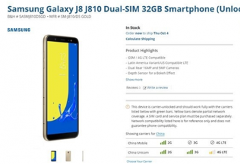 ����Galaxy J8�������� ��������450 �ۼ۲���2000��