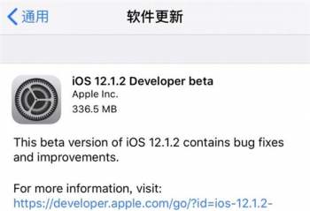 ����ƻ�������� iOS 12.1.2�׸������߲��԰汾