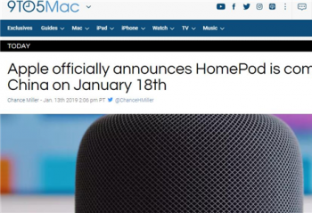 ƻ��������HomePod�������佫�ڱ��������й���������