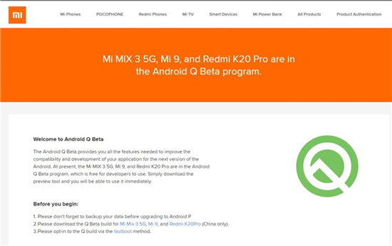 ׷Redmi K20 ProAndroid Q Betaˢ