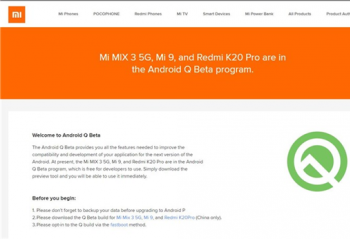 ���׷���Redmi K20 Pro��Android Q Betaˢ������