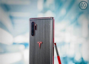 颜值吸睛,三星与特斯拉联名合作的Note 10 Pro渲染图曝光!