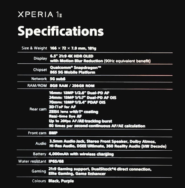 ȫ׿4K HDR 90Hz OLEDĻ »Xperia 1 ii׷