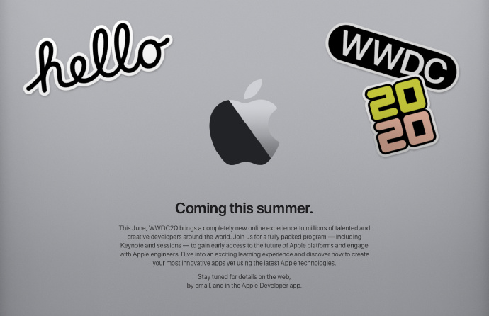 ٩磺WWDC2020ΪϾ Appleӭһ