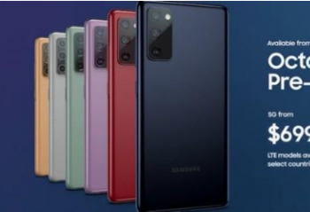 ����Galaxy S20 FE ������ɫ��ʽ����    �ۼ�699��Ԫ 