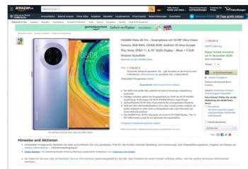 ��ΪMate 40 Pro�ڵ¹�����ѷ���У��ۼ�1200ŷԪ