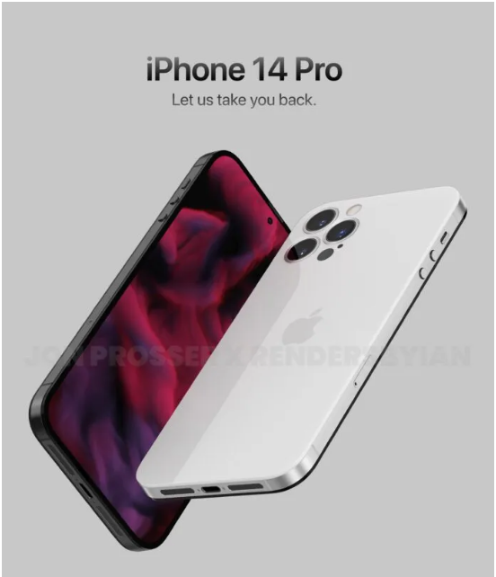 iPhone  14 Pro、14 Pro  Max  将配备打孔显示屏和三摄