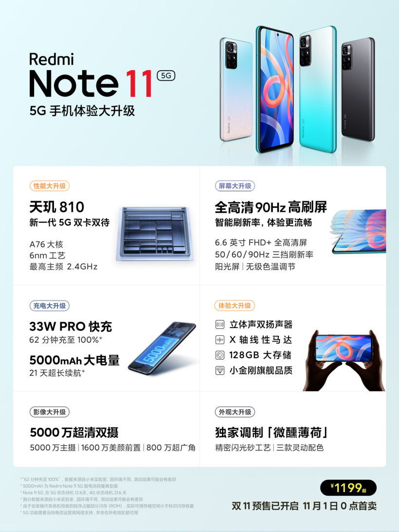 Redmi Note 11 系列新品发布会除了手机还有智能手表和耳机- 智能手机