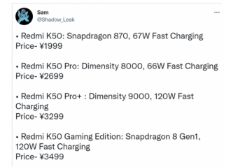 Redmi K50ȫϵ�ۼ��ع�  �羺��������� 8 Gen 1�콢��