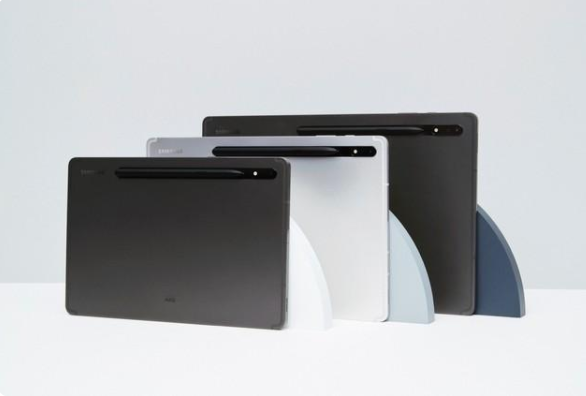 三星Galaxy Tab S8系列平板  分别为Tab S8、Tab S8+以及顶配的Tab S8 Ultra