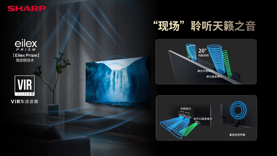 夏普AQUOS XLED正式发布 次世代大屏显示技术的音画体验