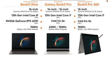Galaxy Book 3 Ultra/Pro/Pro 360ʼǱԷ 