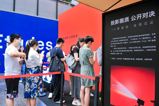 坚果投影画质以83.76%的支持率碾压“超级混光”
