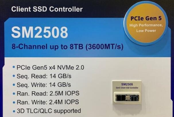 PCIe 5.0 SSD明年底杀入笔记本！6nm先进工艺无需额外风扇散热