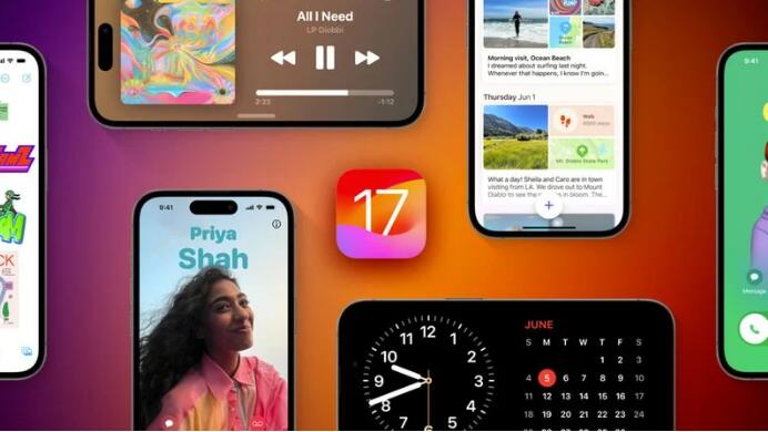 iOS 17 于 9 月 18 日星期一发布 适用于 iPhone XS 及更新机型
