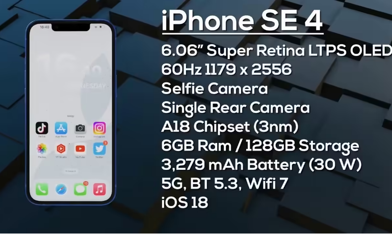 ƻ��iPhone SE 4 �����iPhone 16E��