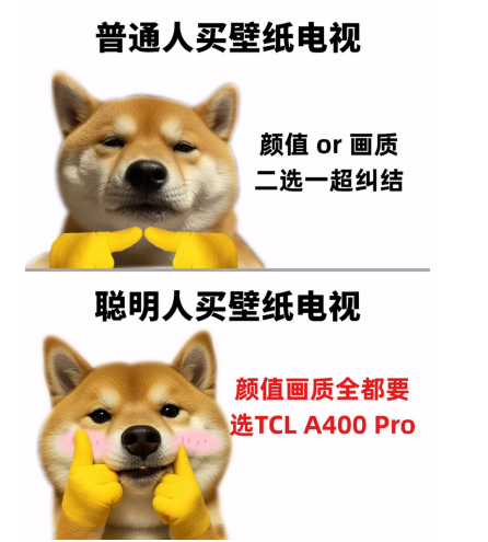 同样是壁纸电视,为什么TCL A400 Pro可以成为电视颜值党终极选择?