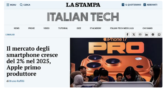 全球智能手机出货量同比增长2%,AI功能正在成为购买的驱动力