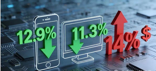 IDC预警:2026手机销量将跌12.9%、PC跌11.3% 均价涨14%!