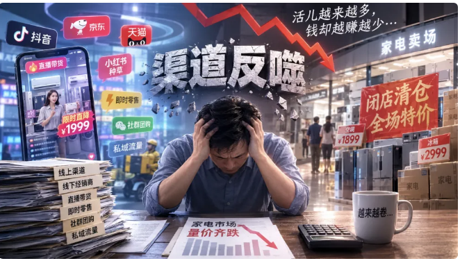 渠道很多,却赚不到钱?家电企业正在经历一场“反噬”之痛