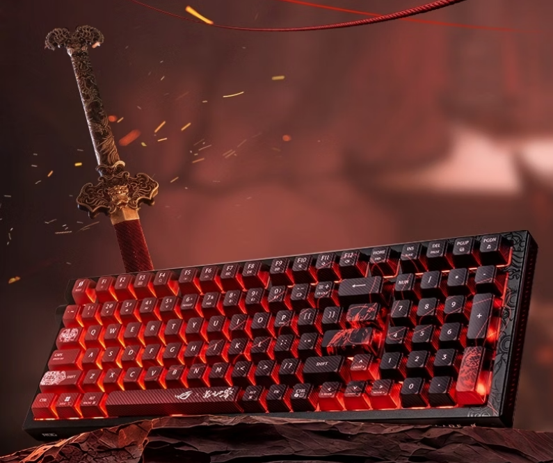 华硕 (ASUS) 今日 10:00 首批 ROG × 《影之刃零》联名硬件 399 元起。